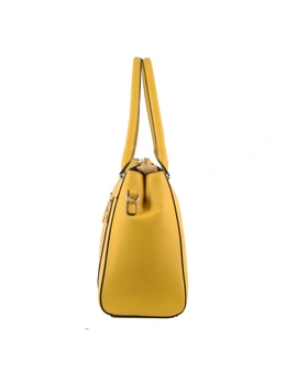 Ladies Fashion Tote Handbag in Yellow